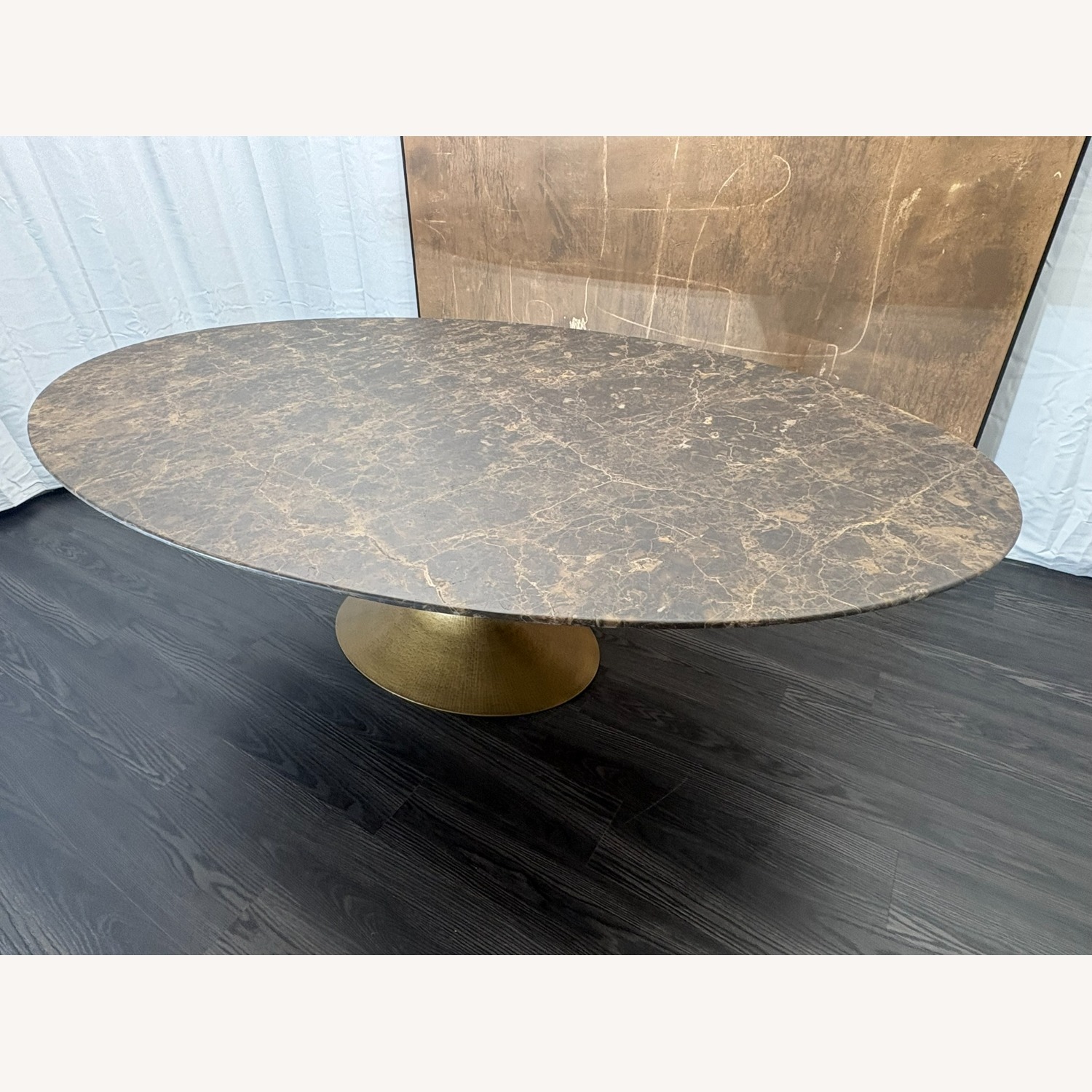 RH Aero Stone Oval Dining Table — 96" - image-23
