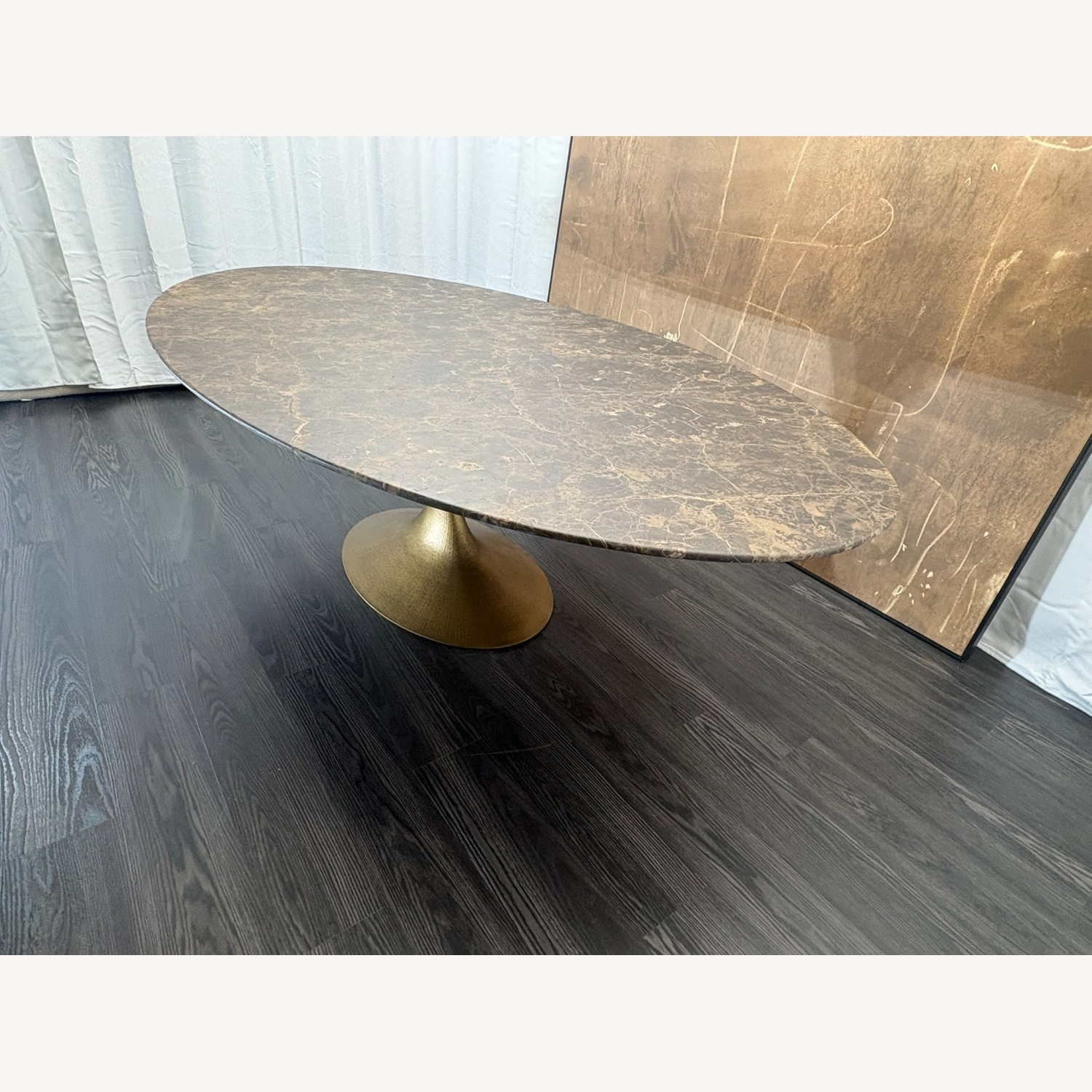 RH Aero Stone Oval Dining Table — 96" - image-24