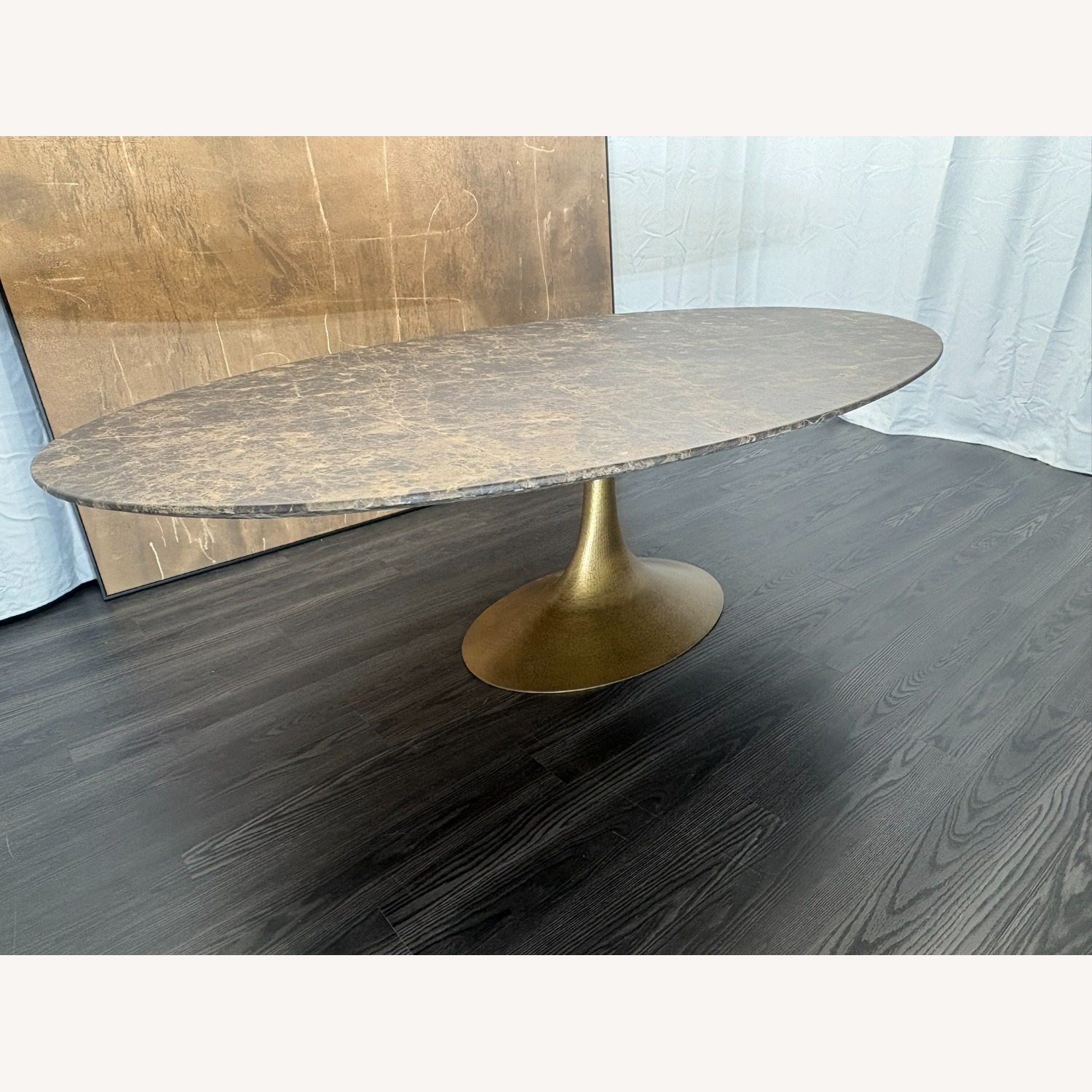 RH Aero Stone Oval Dining Table — 96" - image-33