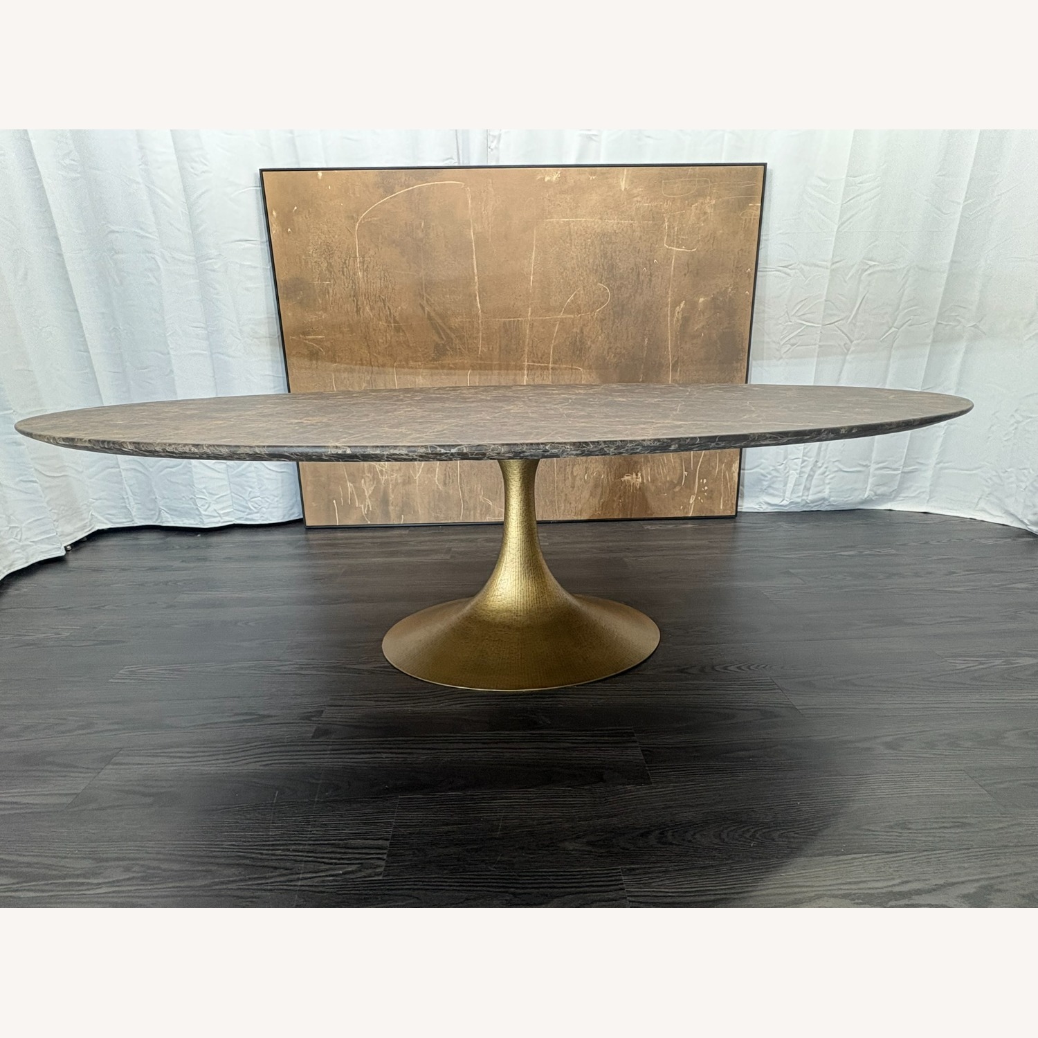 RH Aero Stone Oval Dining Table — 96" - image-25