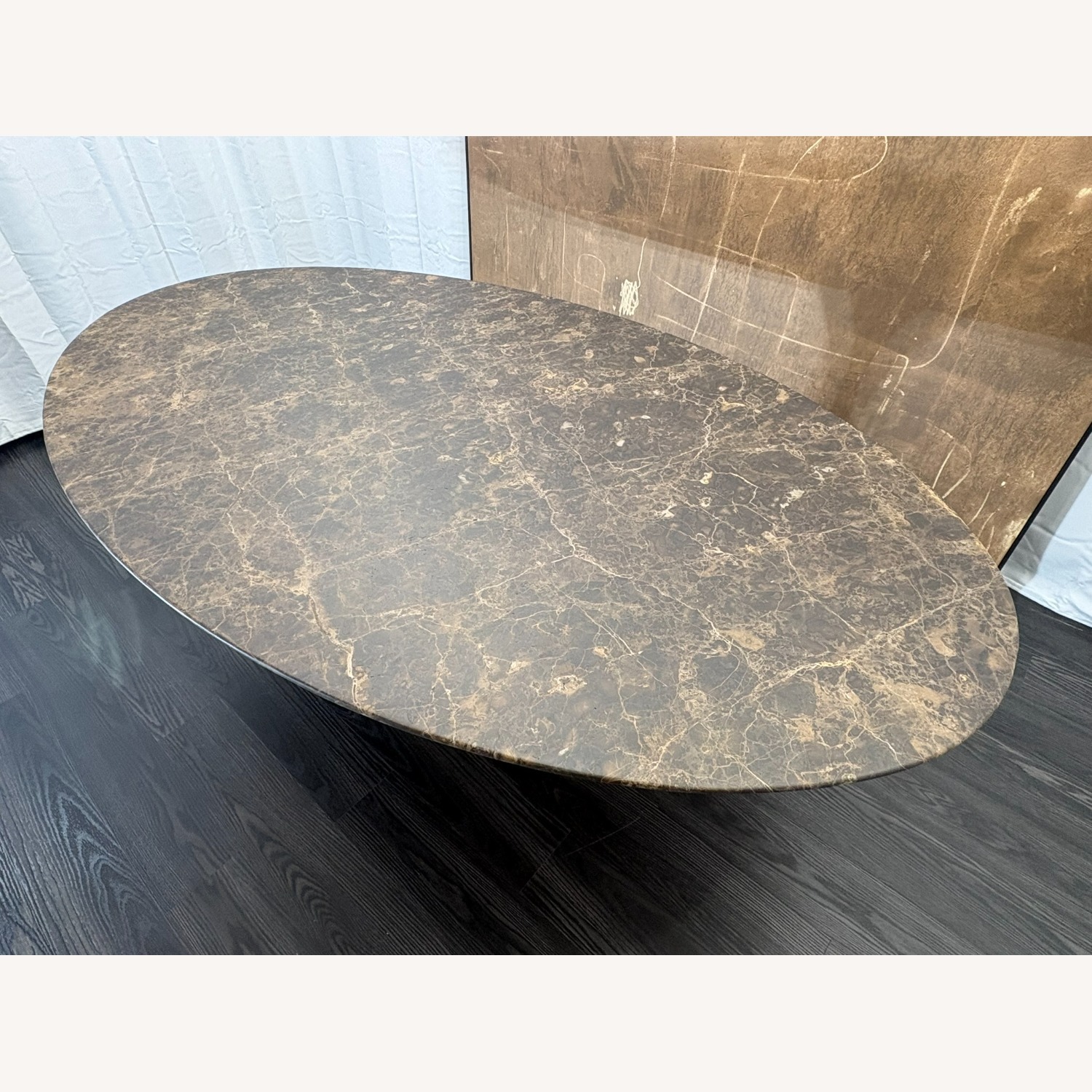 RH Aero Stone Oval Dining Table — 96" - image-5