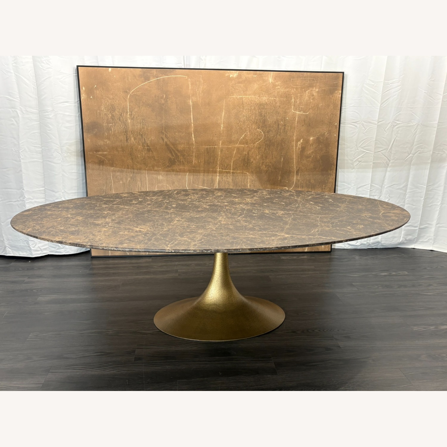 RH Aero Stone Oval Dining Table — 96" - image-46