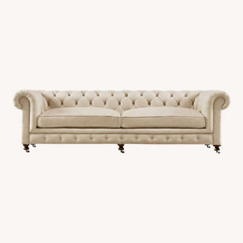 Used Restoration Hardware Belgian Linen Kensington Sofa for sale on AptDeco