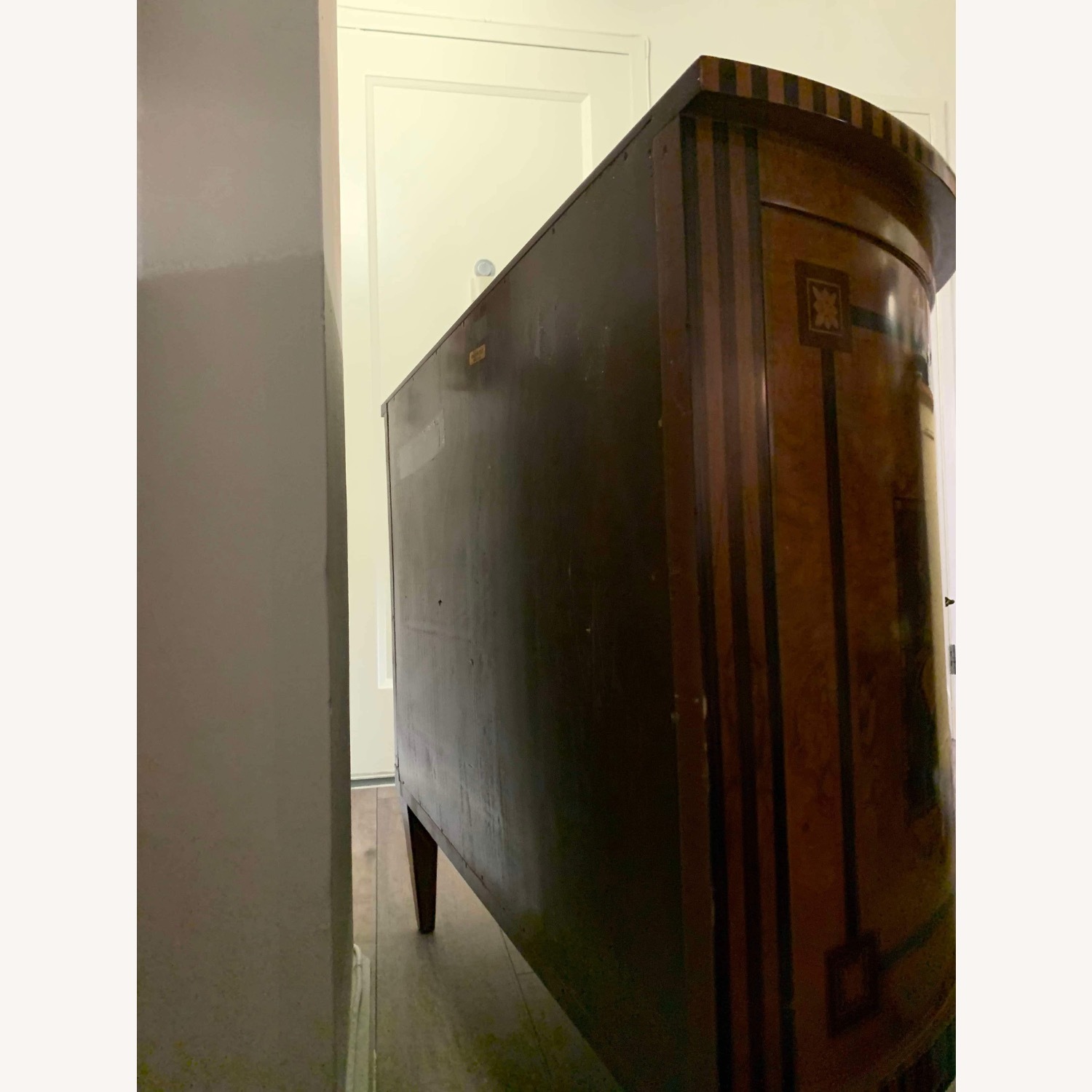 Antique Italian Art Deco Wood Sideboard - image-4