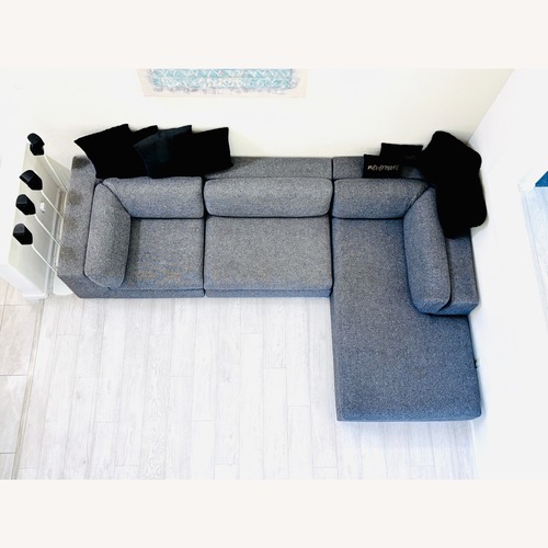 Used Dark Gray Fabric 3+ Piece Sectional for sale on AptDeco