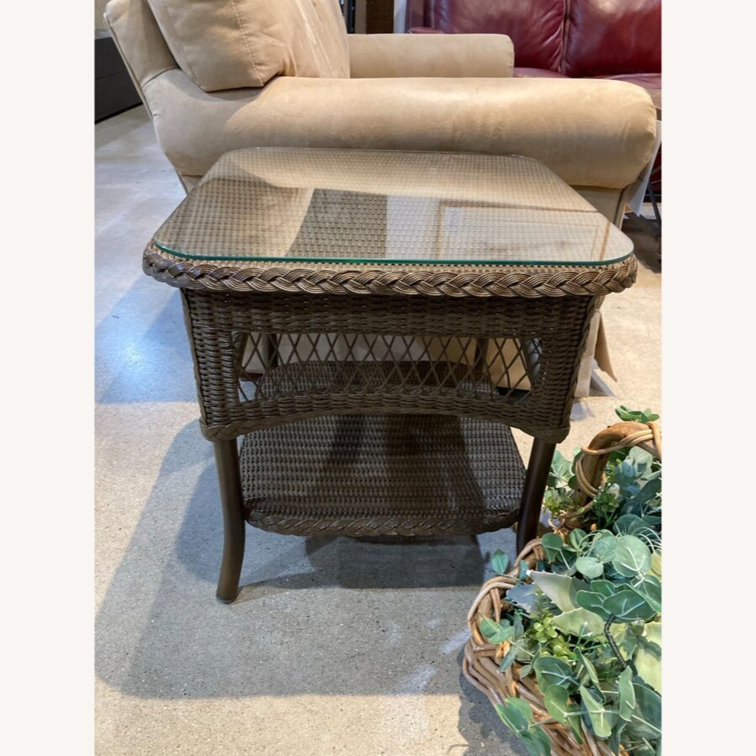 Lloyd Flanders Loom Square End Table  - image-3