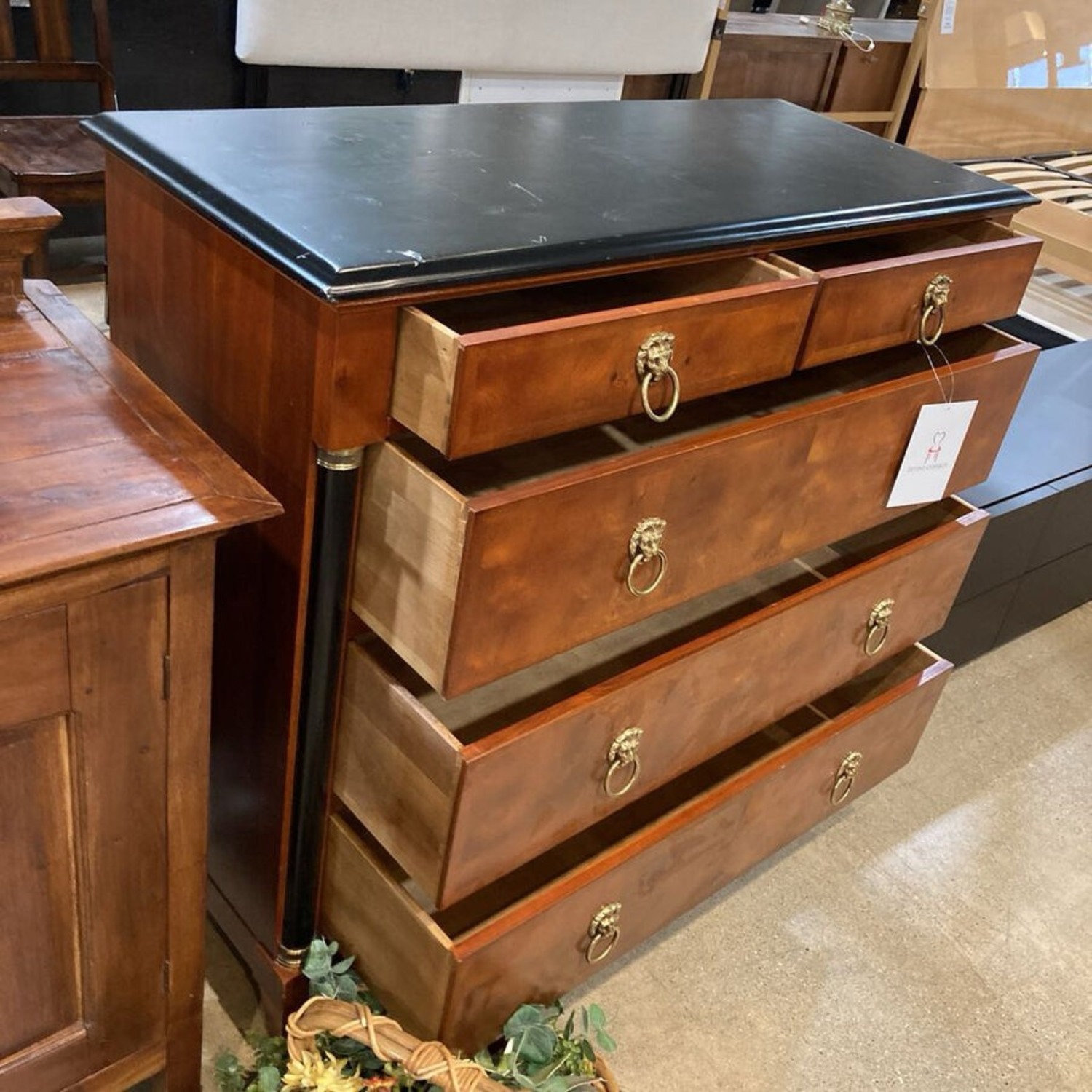 Century Empire Cherry 5-Drawer Dresser - image-5