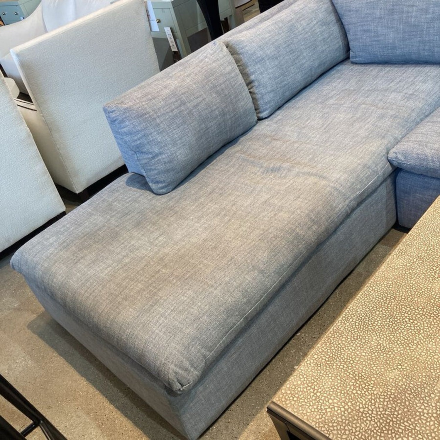 Fabric L-Shape Sectional Gray  - image-6
