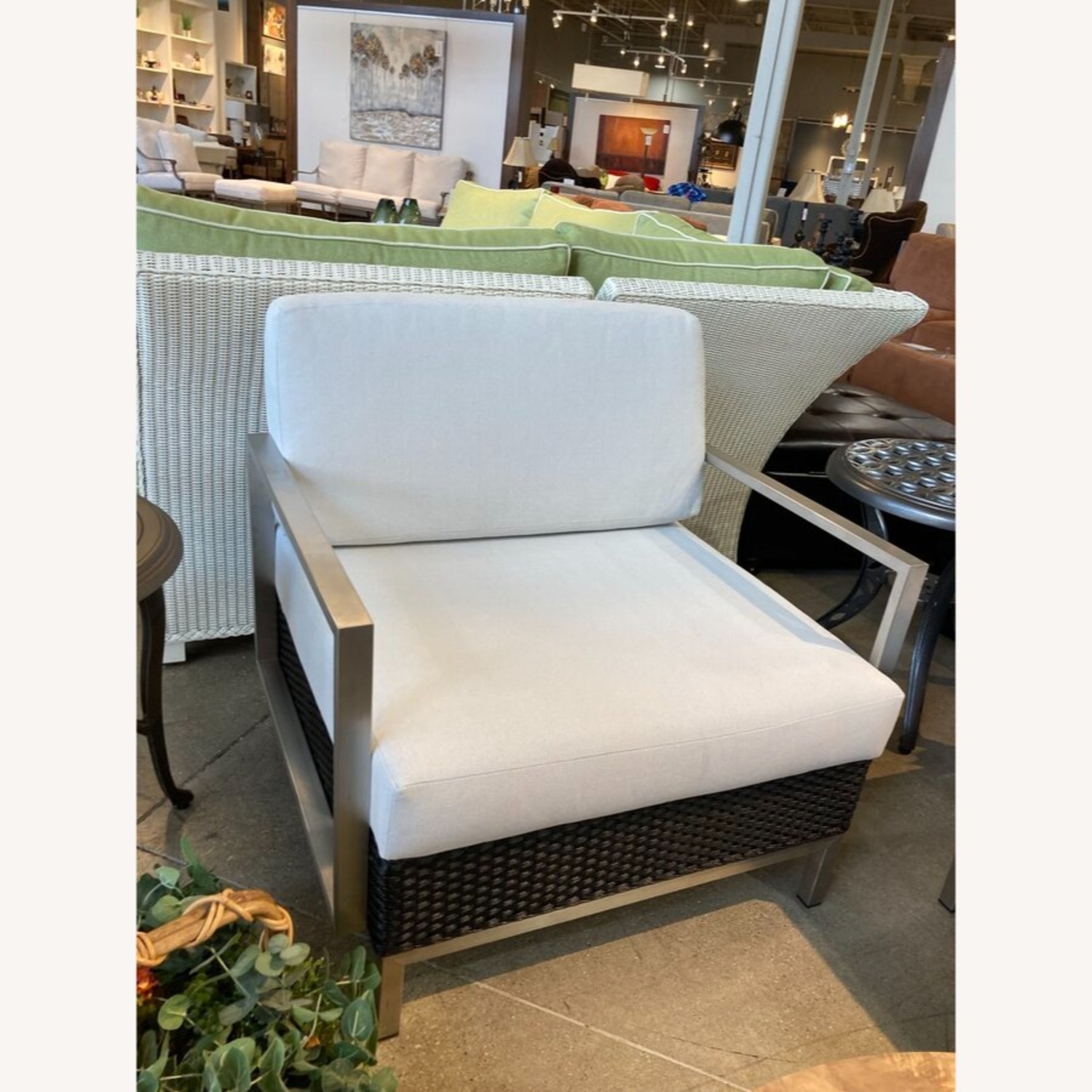 Lloyd Flanders Elements Wicker Lounge Chair  - image-3