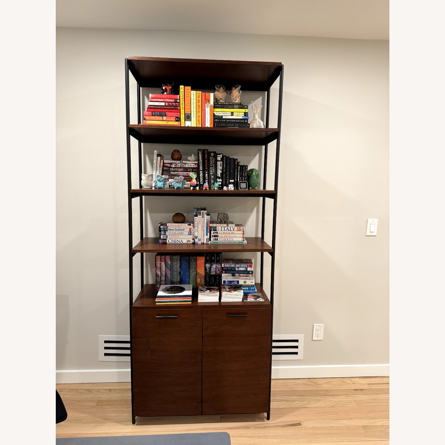West Elm Industrial Modular Open & Closed Storage - image-2