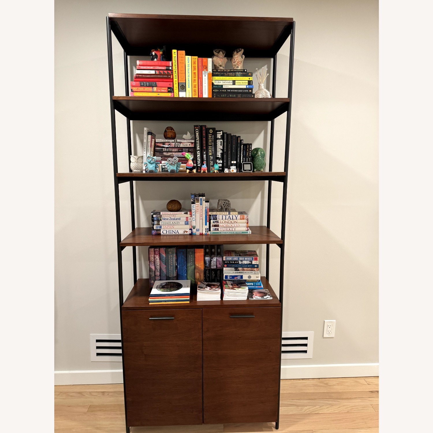 West Elm Industrial Modular Open & Closed Storage - image-1
