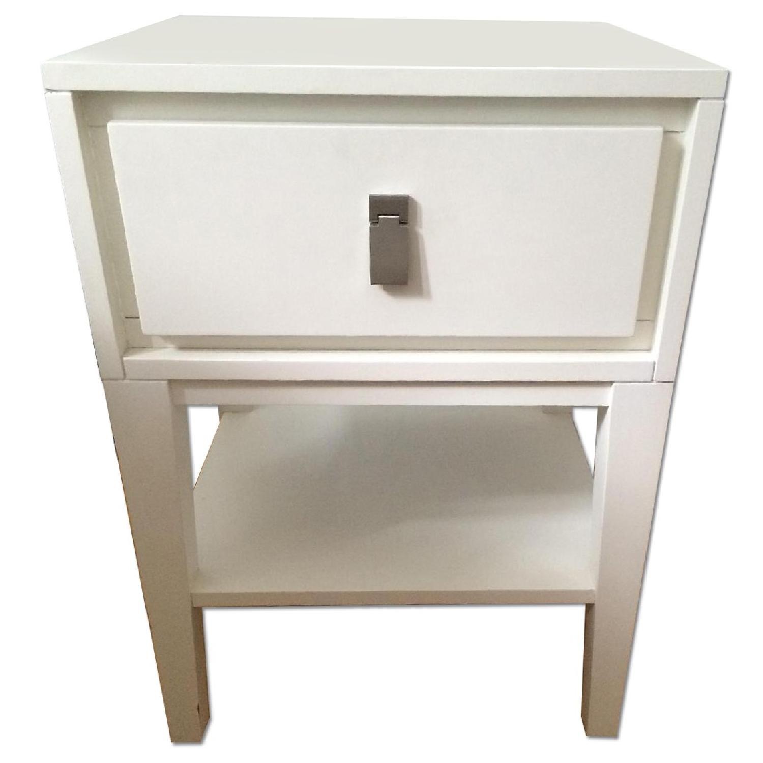 West Elm Niche White Nightstand - image-3