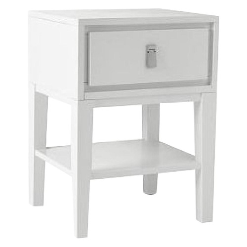 Used West Elm Niche White Nightstand for sale on AptDeco