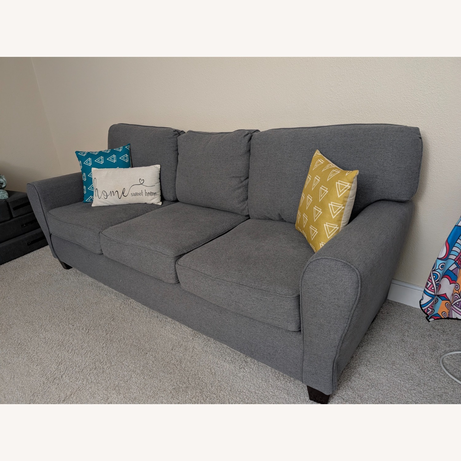 Wayfair Dark Gray 3+ Seater Sofa - image-2
