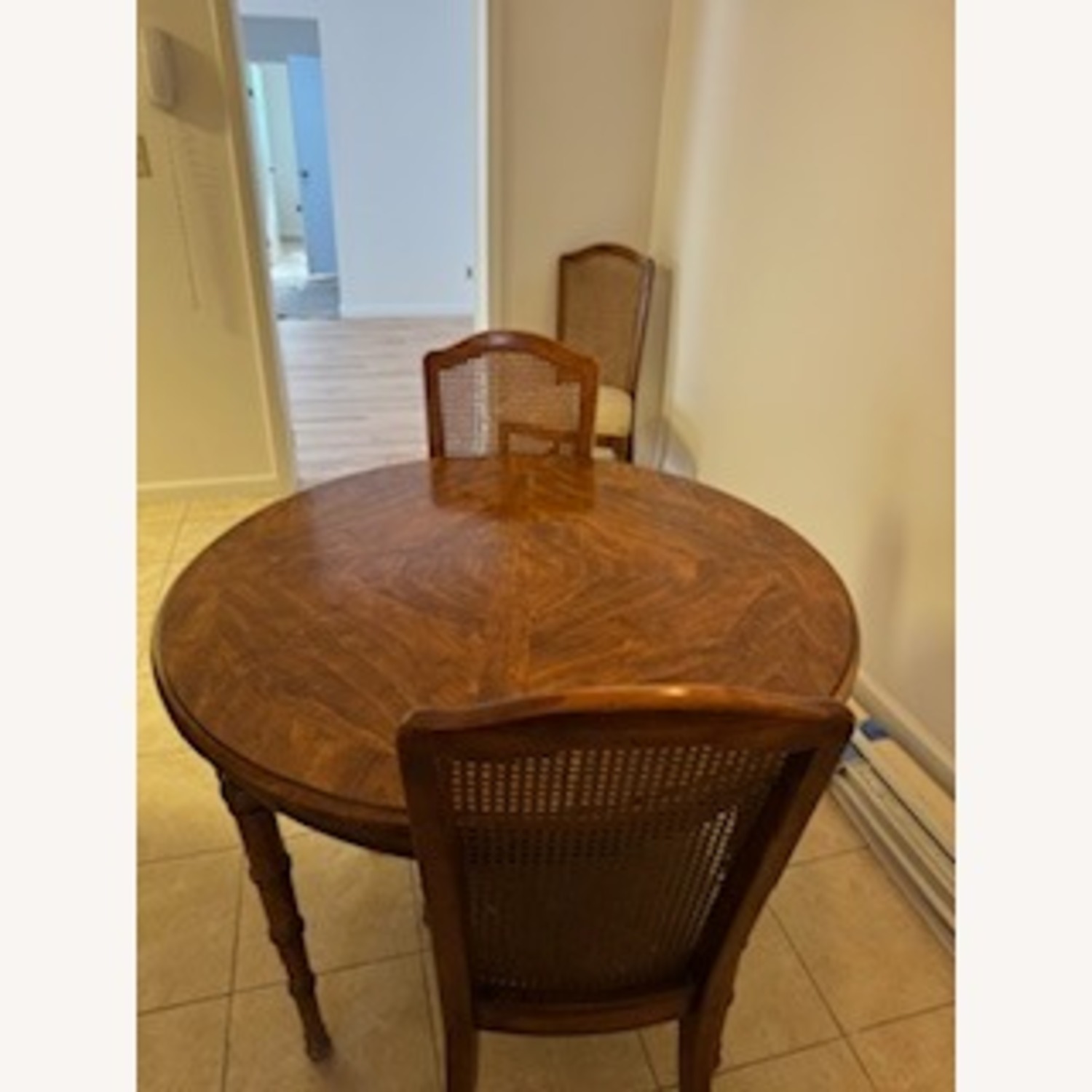 Vintage/Antique Finds Dark Brown Dining Table - image-1