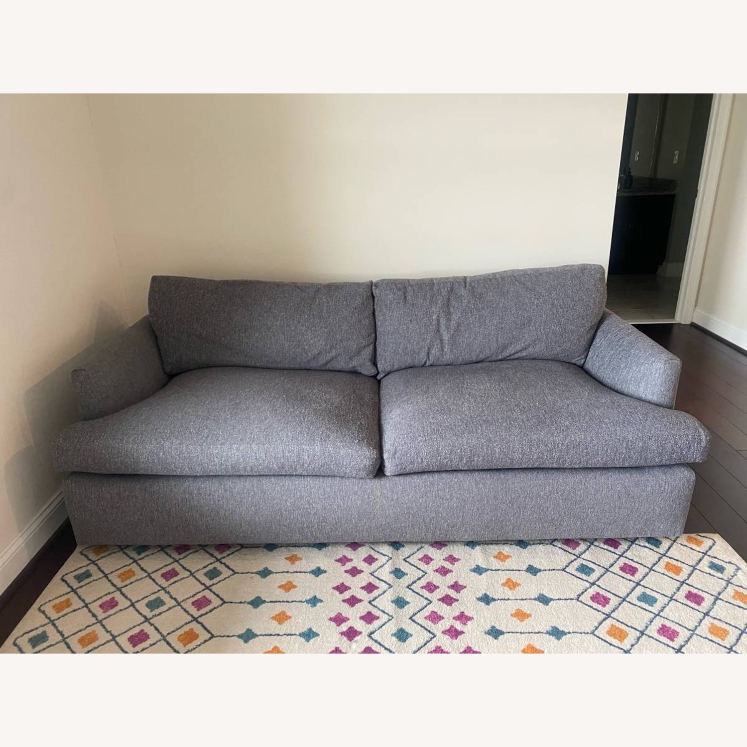 West Elm Haven Queen Sleeper Sofa - Pewter - image-3