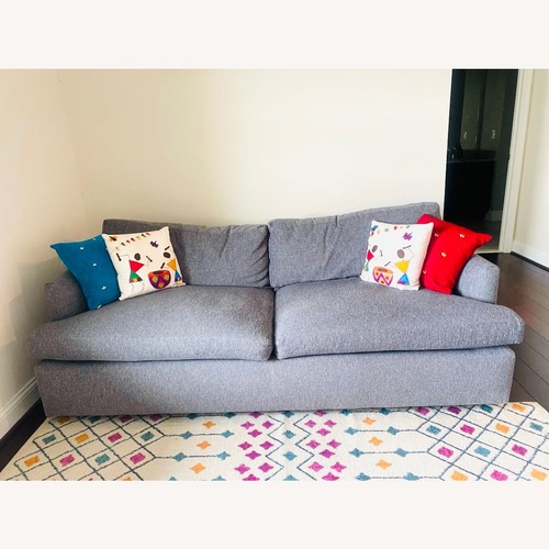 Used West Elm Haven Queen Sleeper Sofa - Pewter for sale on AptDeco