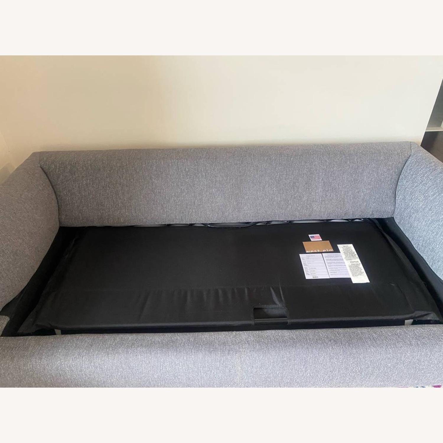 West Elm Haven Queen Sleeper Sofa - Pewter - image-7