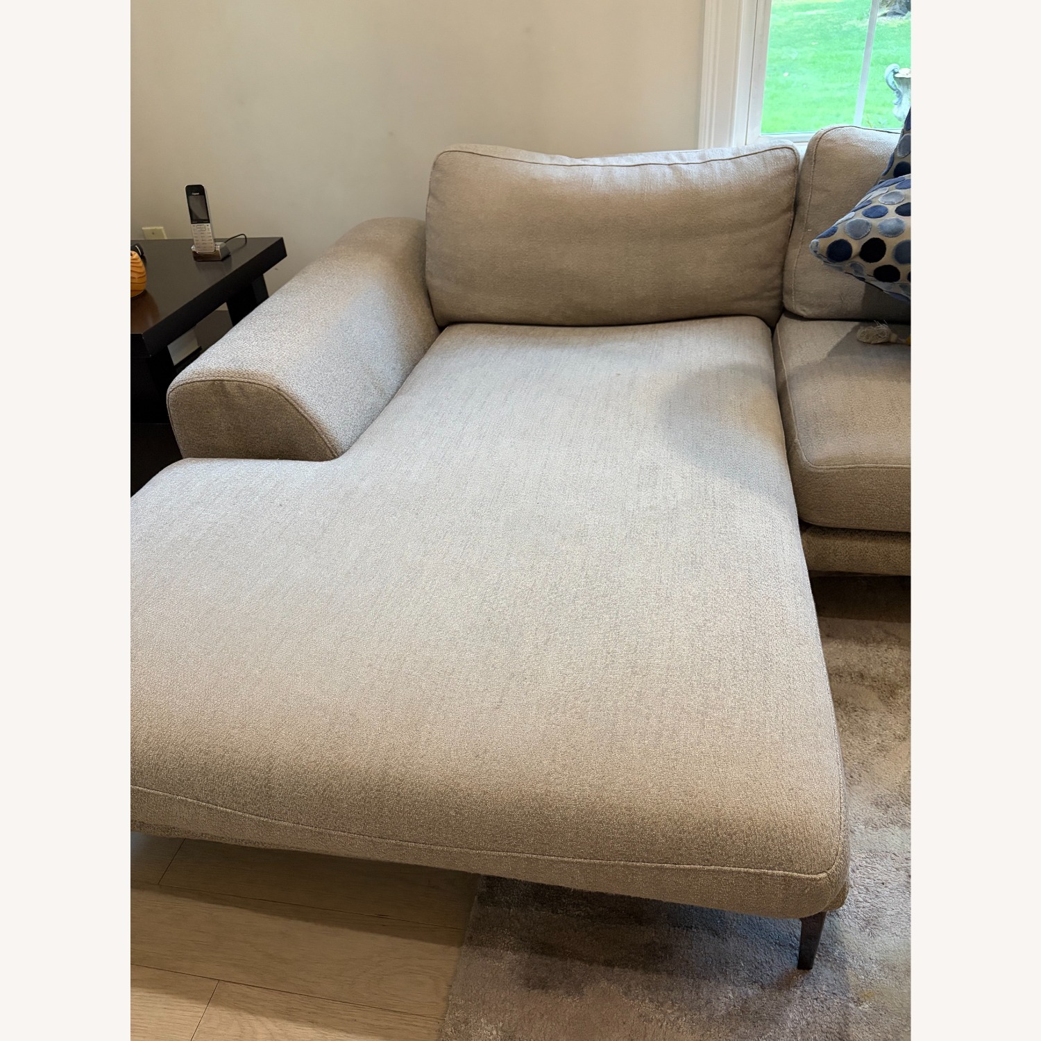 Roche Bobois Exclamation Gray FabrIc Sectional - image-4