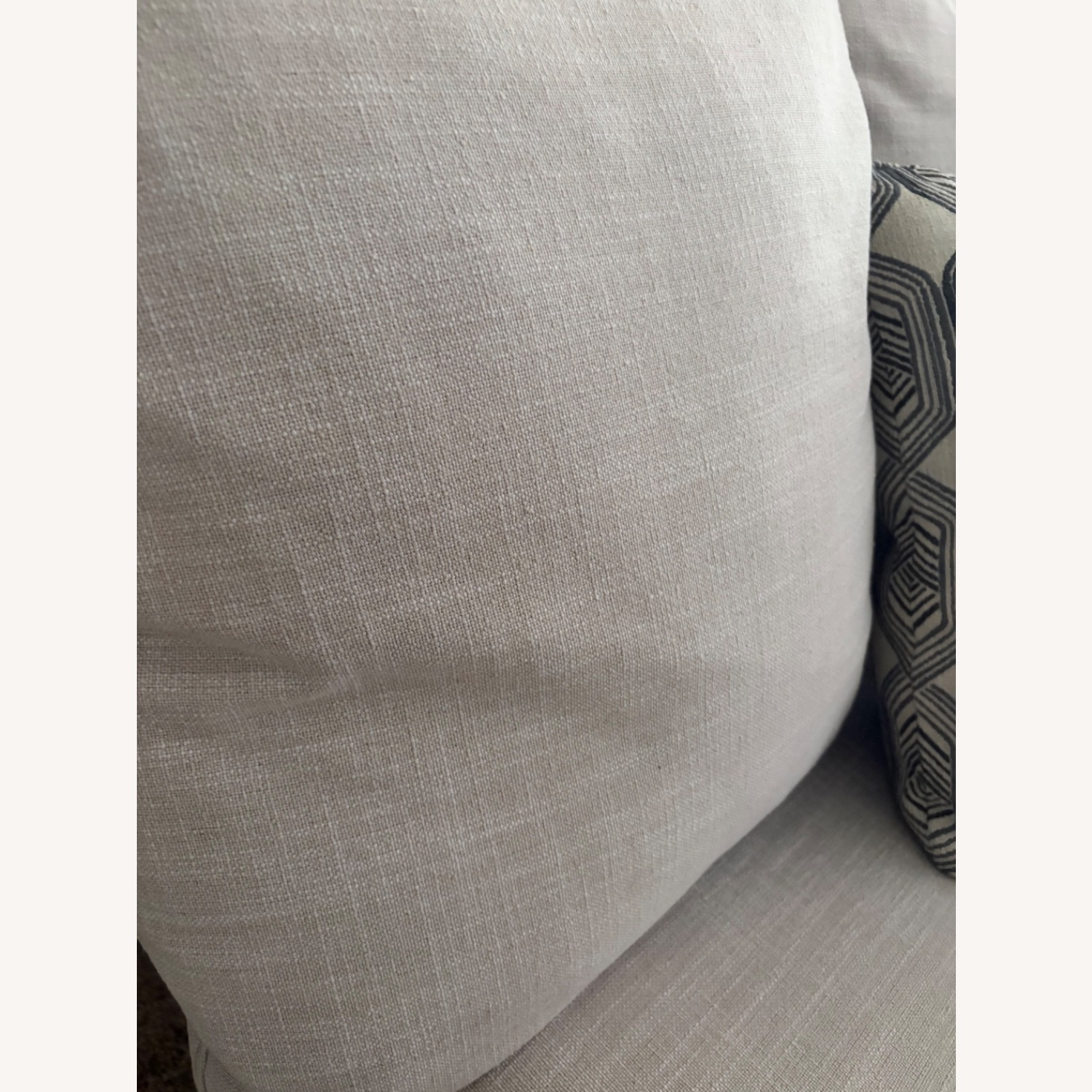 West Elm Light Gray Fabric Chaise Lounge - image-3