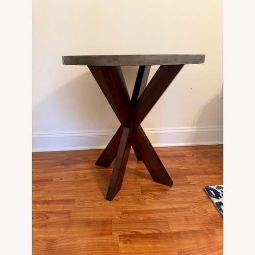 Used Pier 1 Imports Dark Gray Side Table for sale on AptDeco
