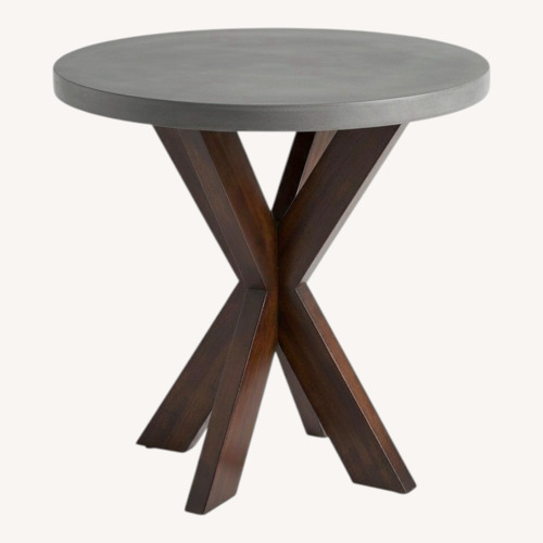Used Pier 1 Imports Dark Gray Side Table for sale on AptDeco