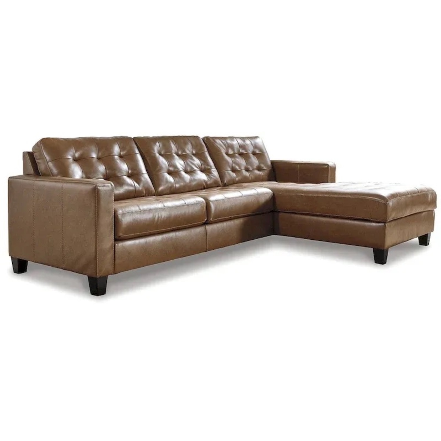 Ashley Baskove Brown 2-Piece Sectional with Chaise - image-2