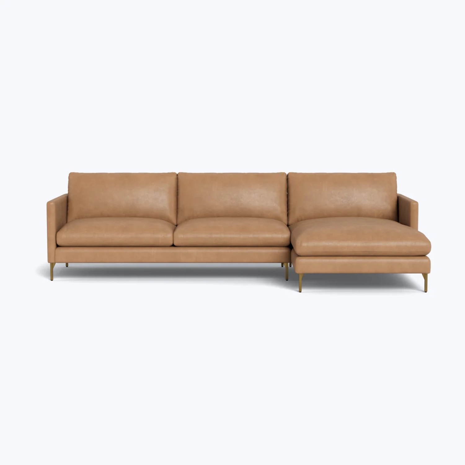 ABC Carpet and Home Hannah Leather Sectional - image-6