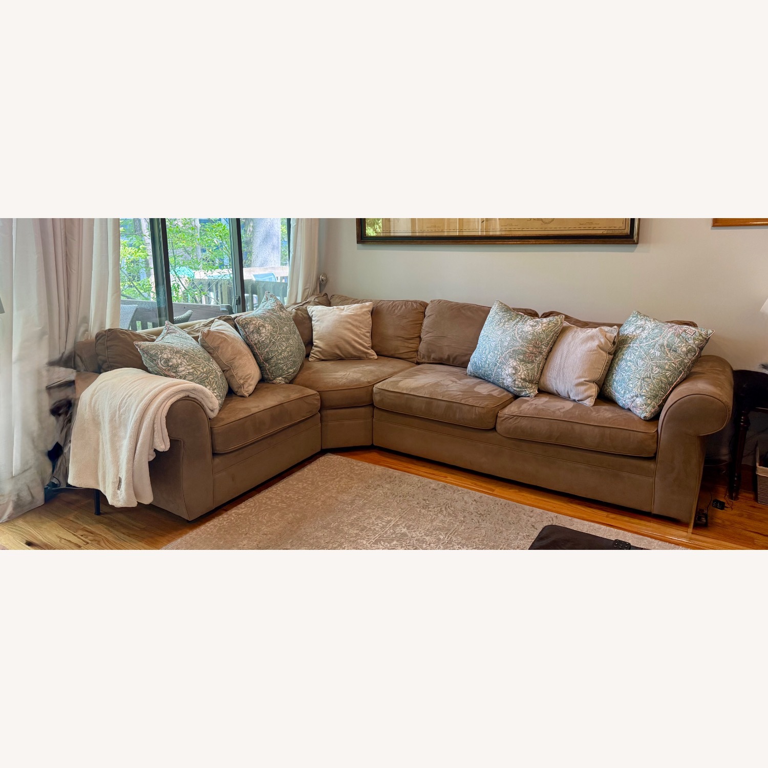 Pottery Barn Pearce Light Brown 3+ Piece Sectional - image-1