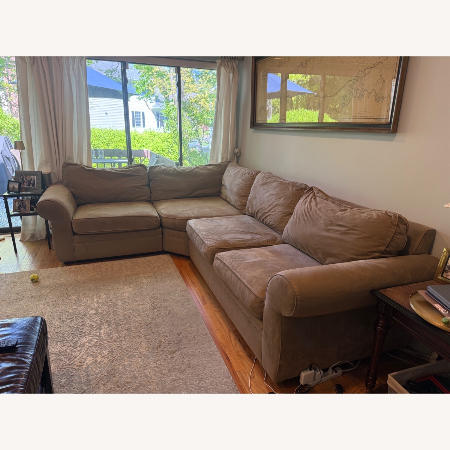 Pottery Barn Pearce Light Brown 3+ Piece Sectional - image-4