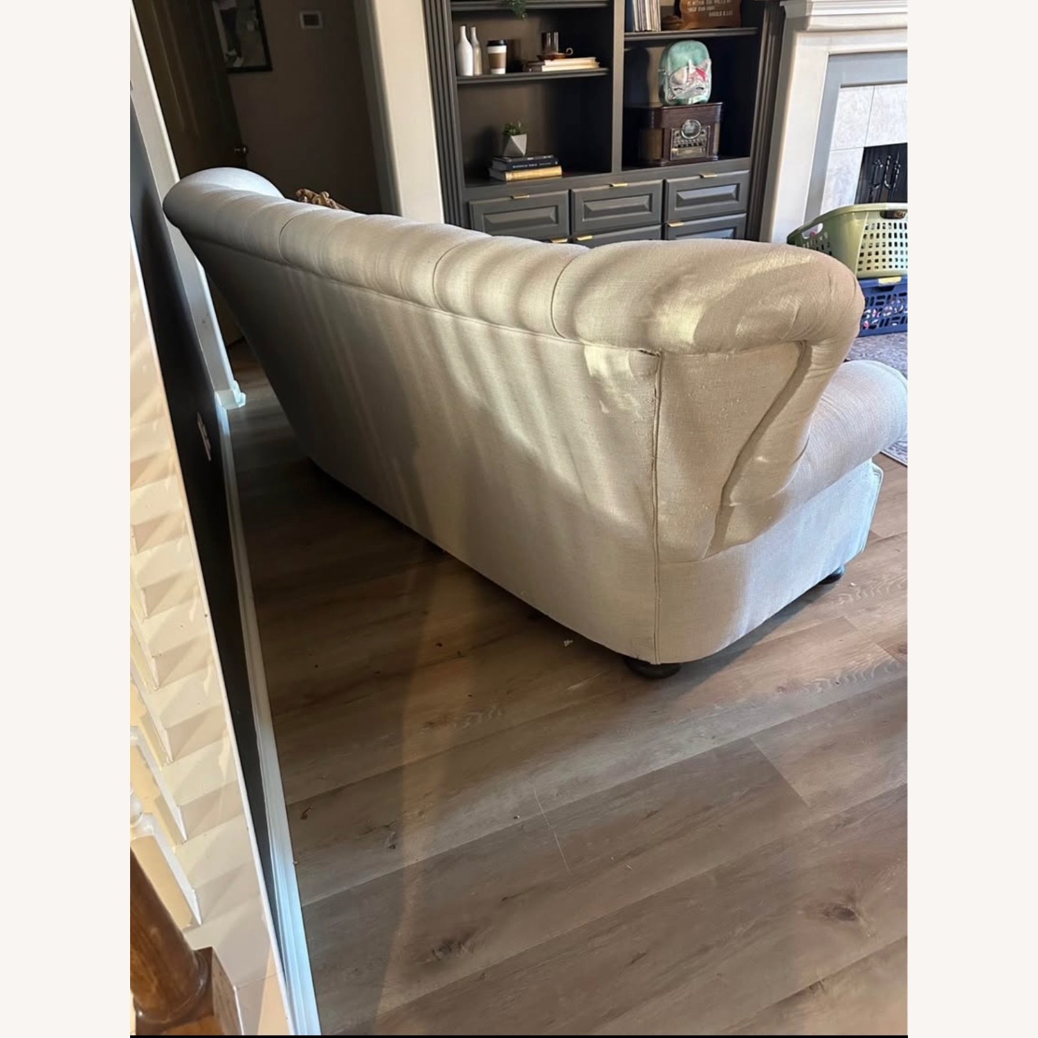 Zin Home Maxwell Natural Fabric 3+ Seater Sofa - image-8