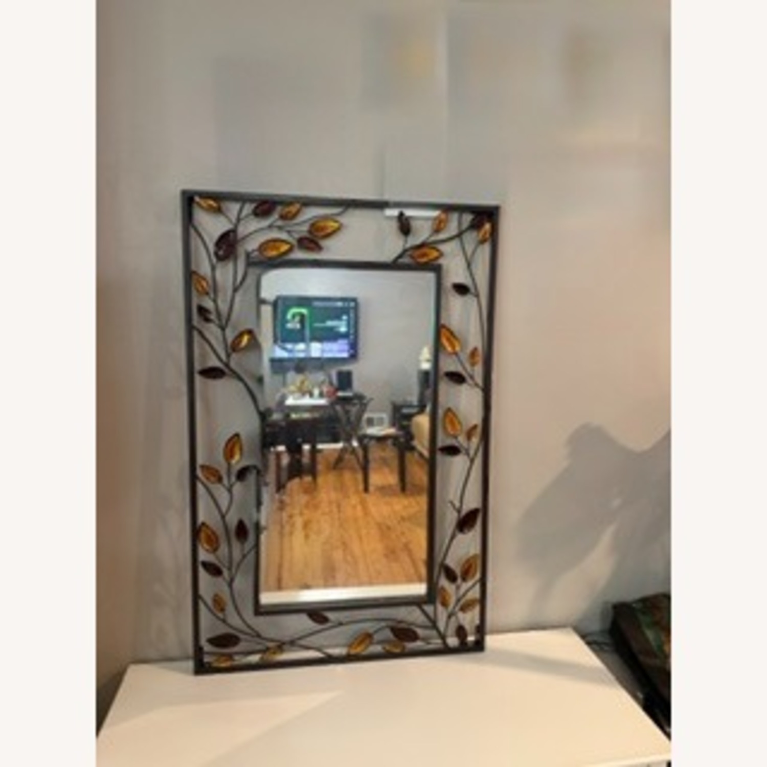 Decorative Metal Wall Mirror - image-2
