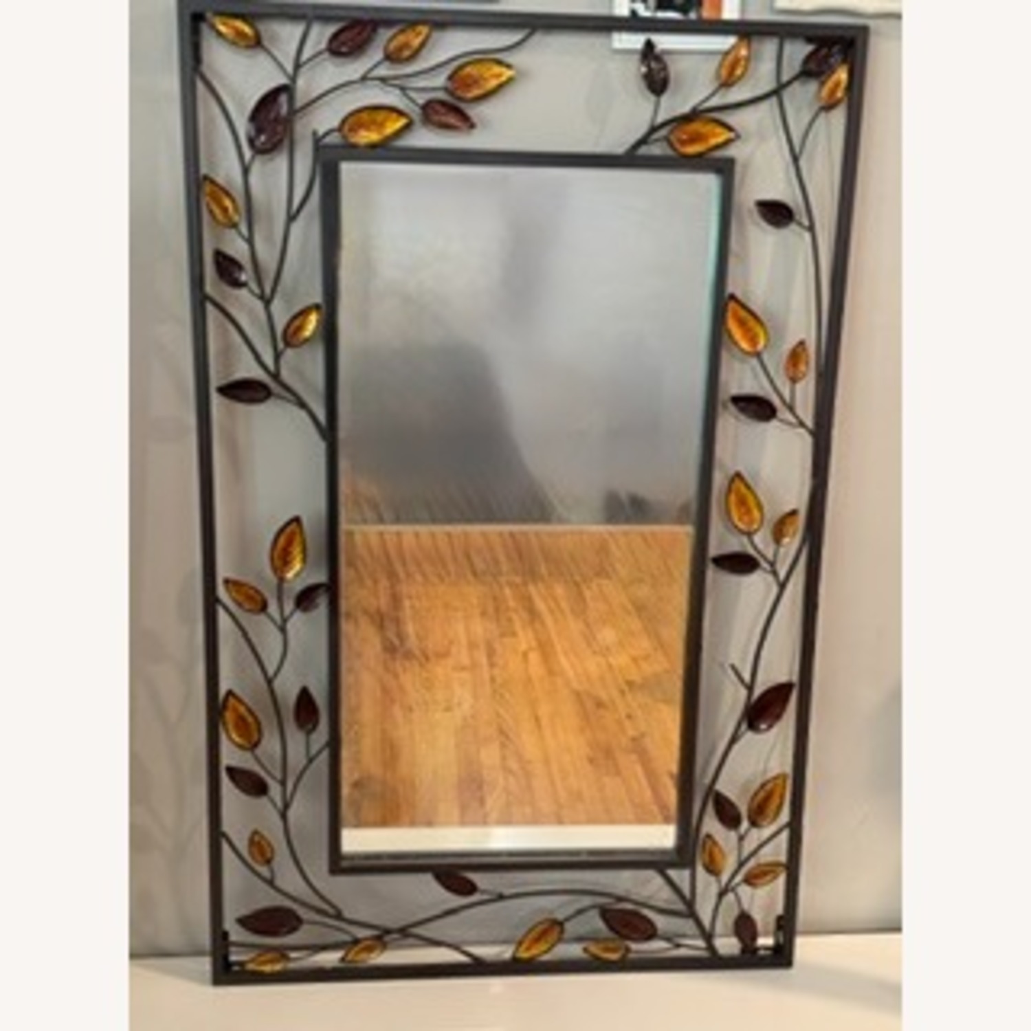 Decorative Metal Wall Mirror - image-1