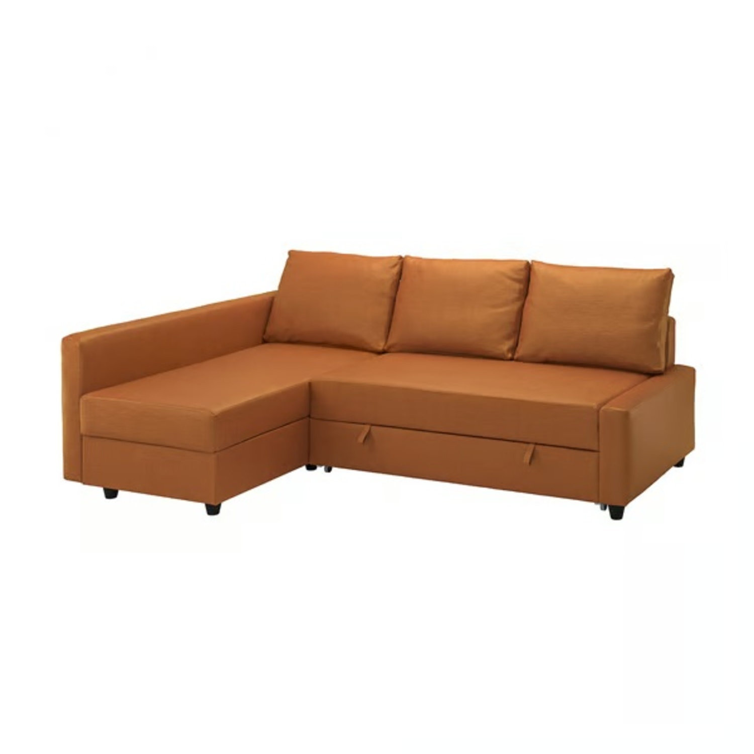 IKEA Friheten Orange Fabric Sleeper Sofa - image-6