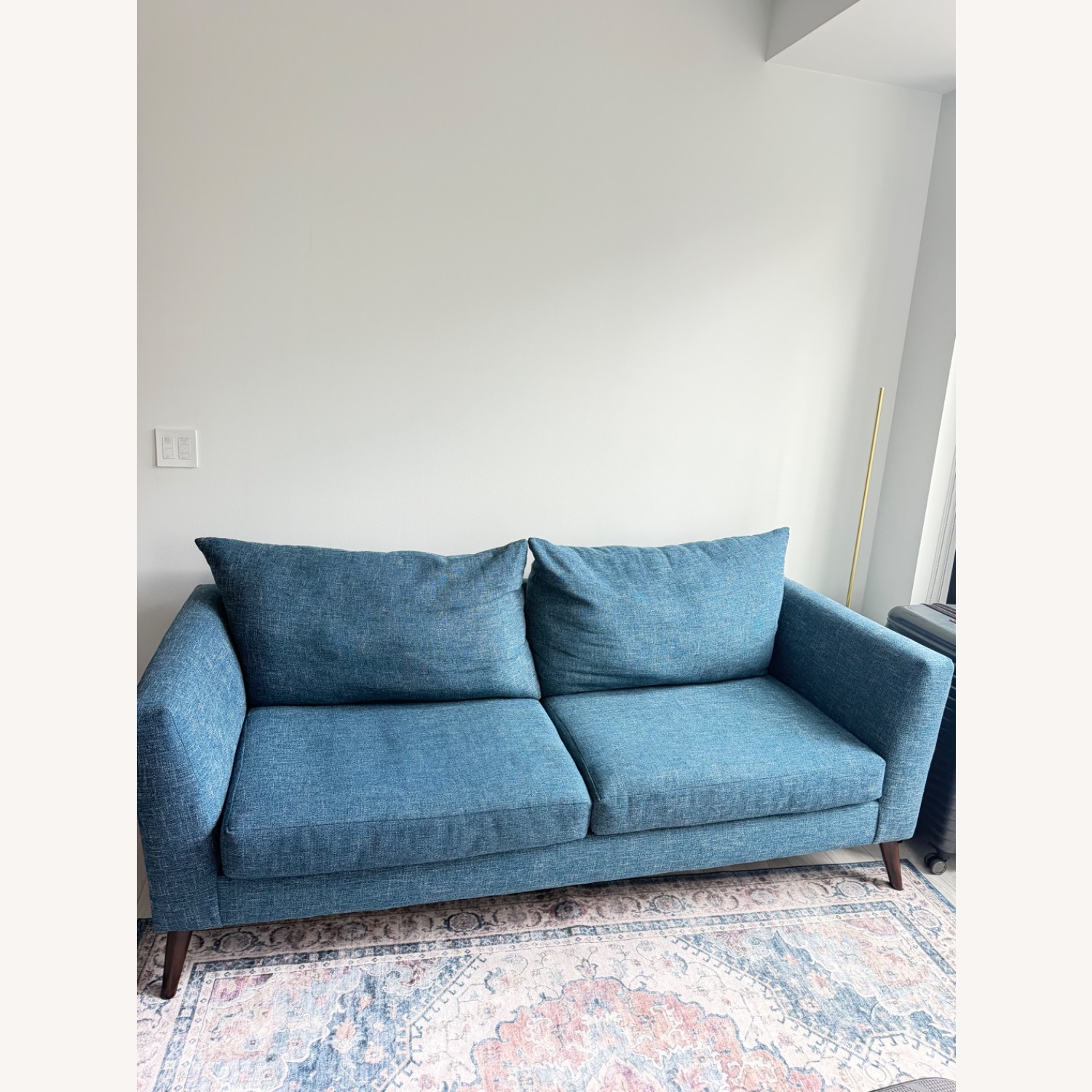 Bob's Discount Furniture Josie Blue 2 Seater Sofa - image-4
