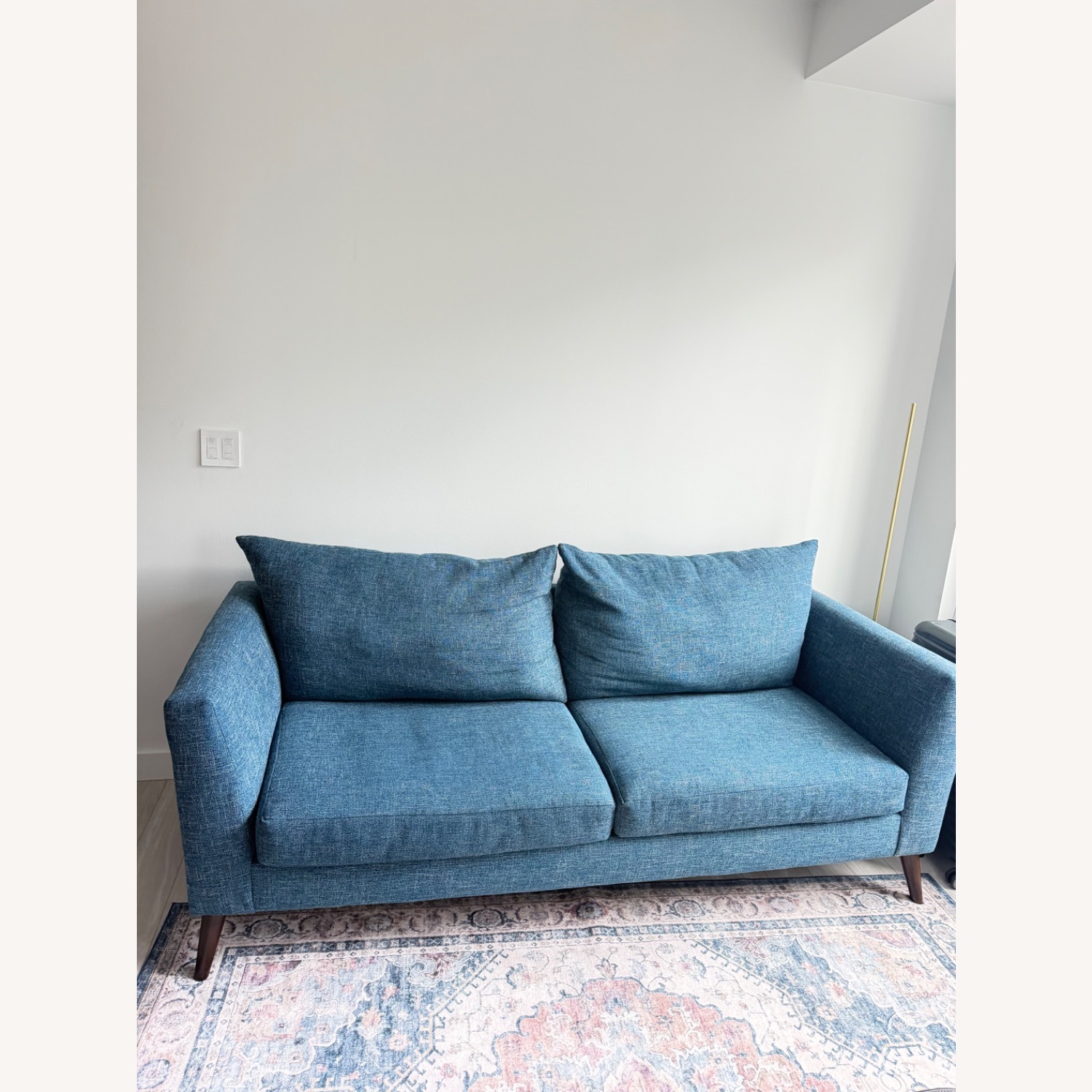 Bob's Discount Furniture Josie Blue 2 Seater Sofa - image-3