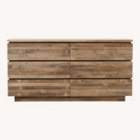 West Elm Emmerson Modern Reclaimed Wood Grey Dresser