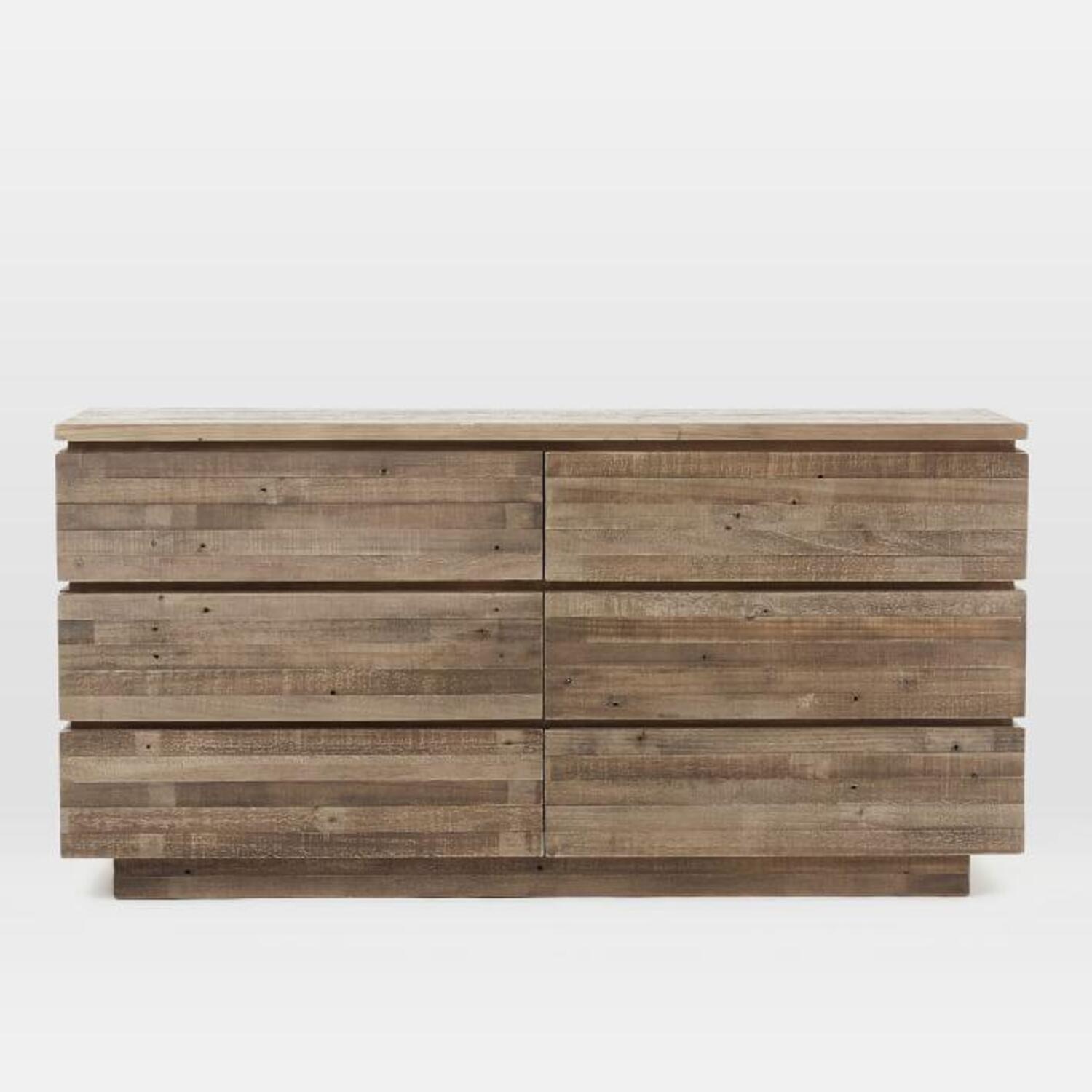 West Elm Emmerson Modern Reclaimed Wood Grey Dresser - image-6