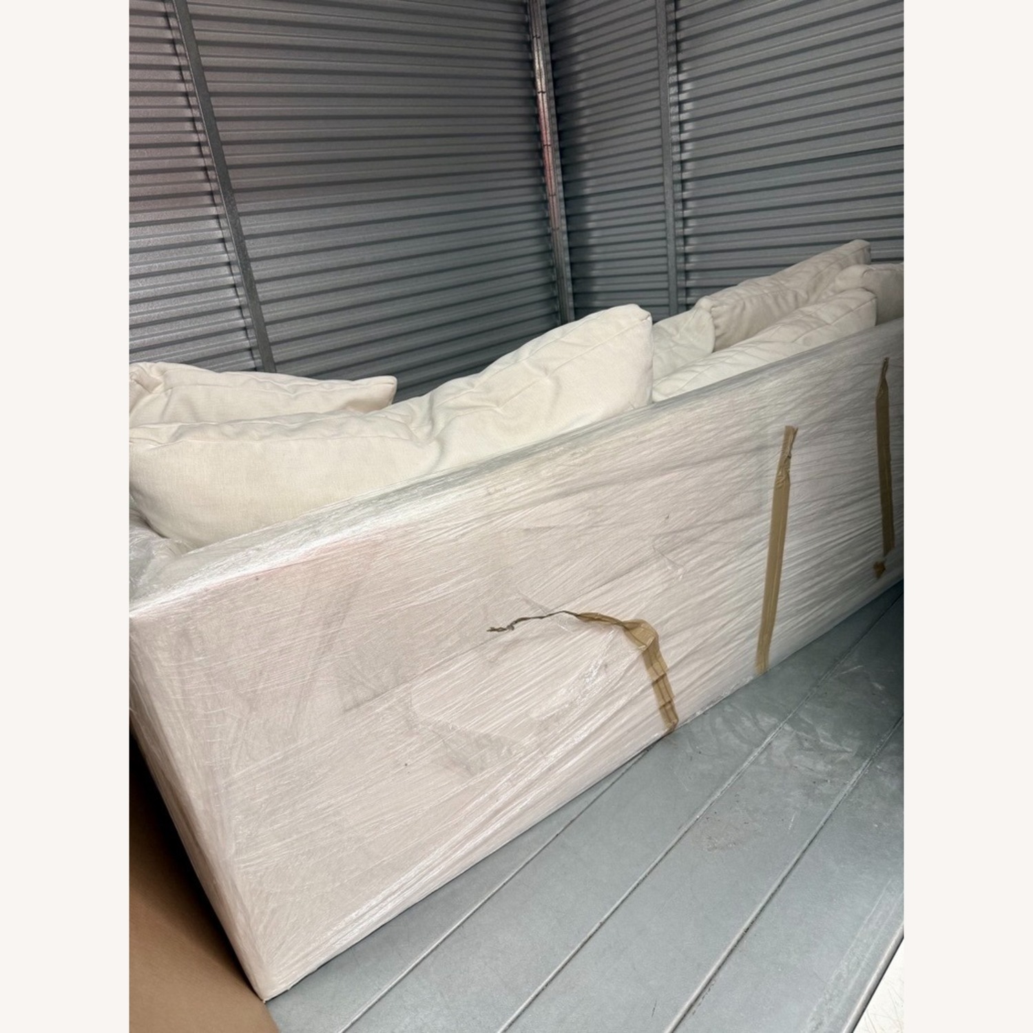 West Elm Harmony Sectional Couch in White - image-5