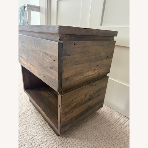 Used West Elm Emmerson Modern Reclaimed Wood - Grey for sale on AptDeco