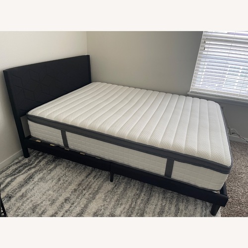 Used Black Queen Bed  for sale on AptDeco