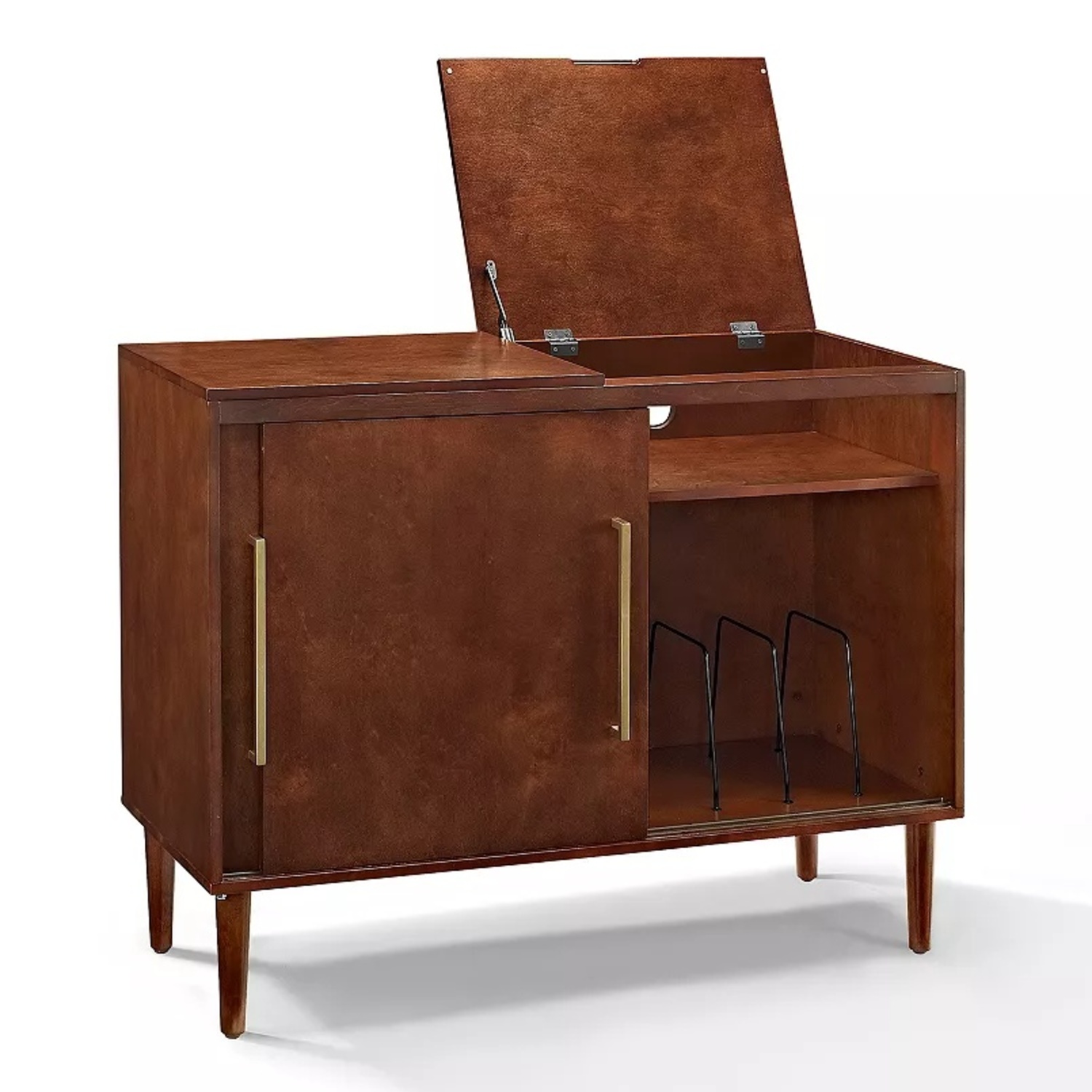 Crosley Furniture Dark Brown Wood Media Storage - image-11