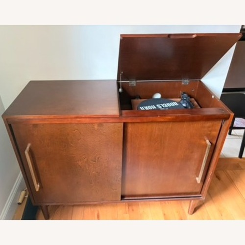 Used Crosley Furniture Dark Brown Wood Media Storage for sale on AptDeco