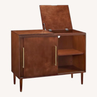 Crosley Furniture Dark Brown Wood Media Storage