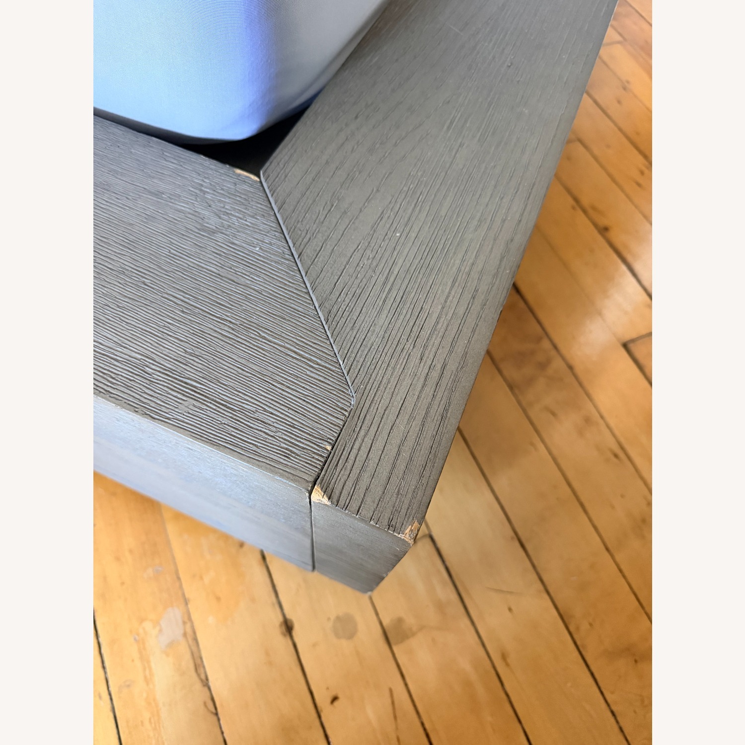 Restoration Hardware Grey Oak Wood King Bed  - image-4