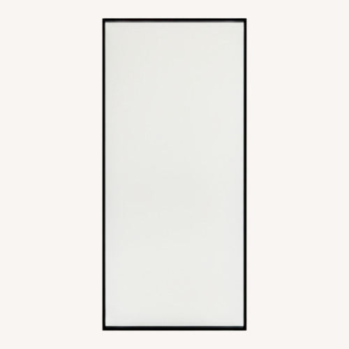 Used Large Black Glass Floor Mirror for sale on AptDeco