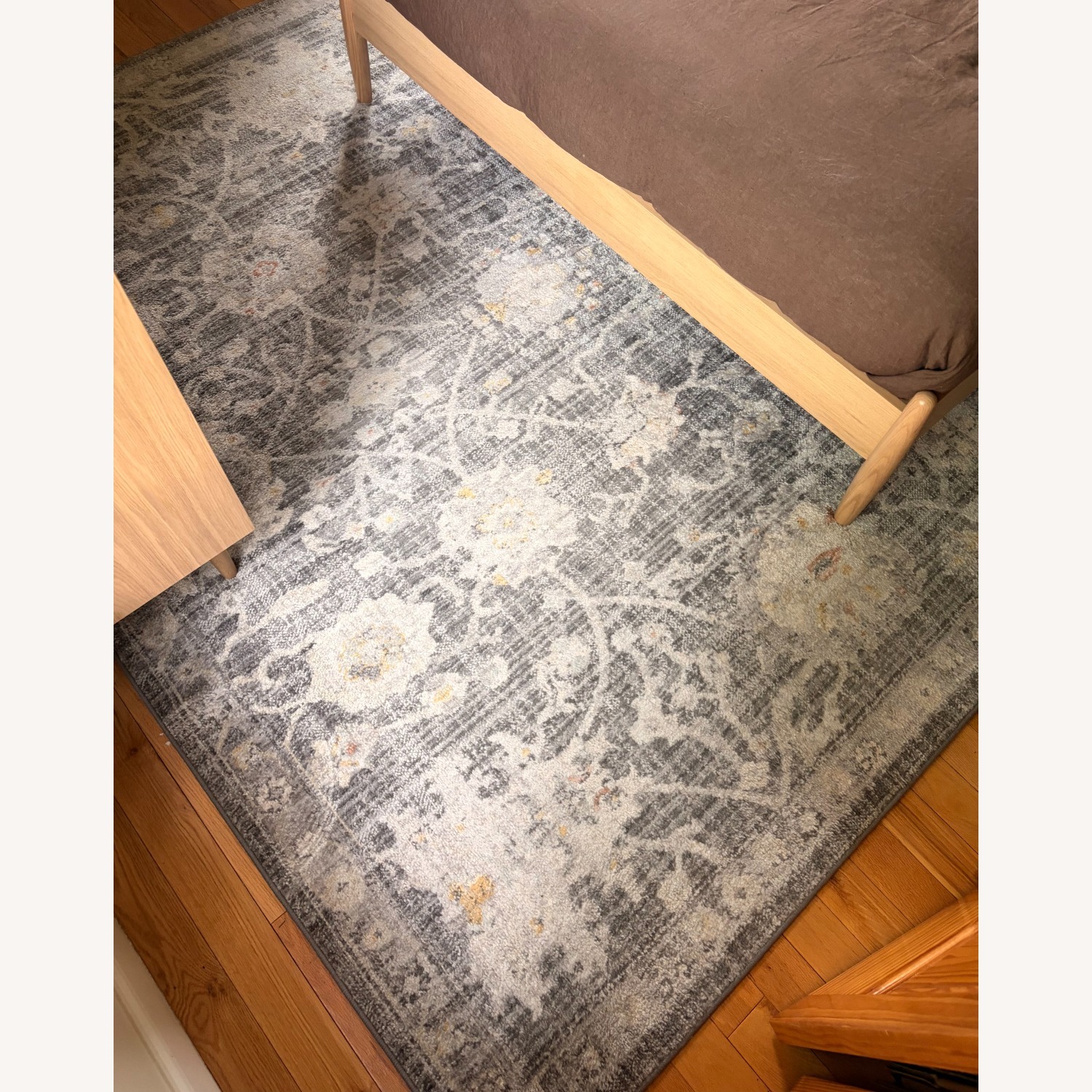 Bungalow Rose Nolyn Dark Gray Area Rug 8' x 10' - image-2