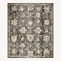 Bungalow Rose Nolyn Dark Gray Area Rug 8' x 10'