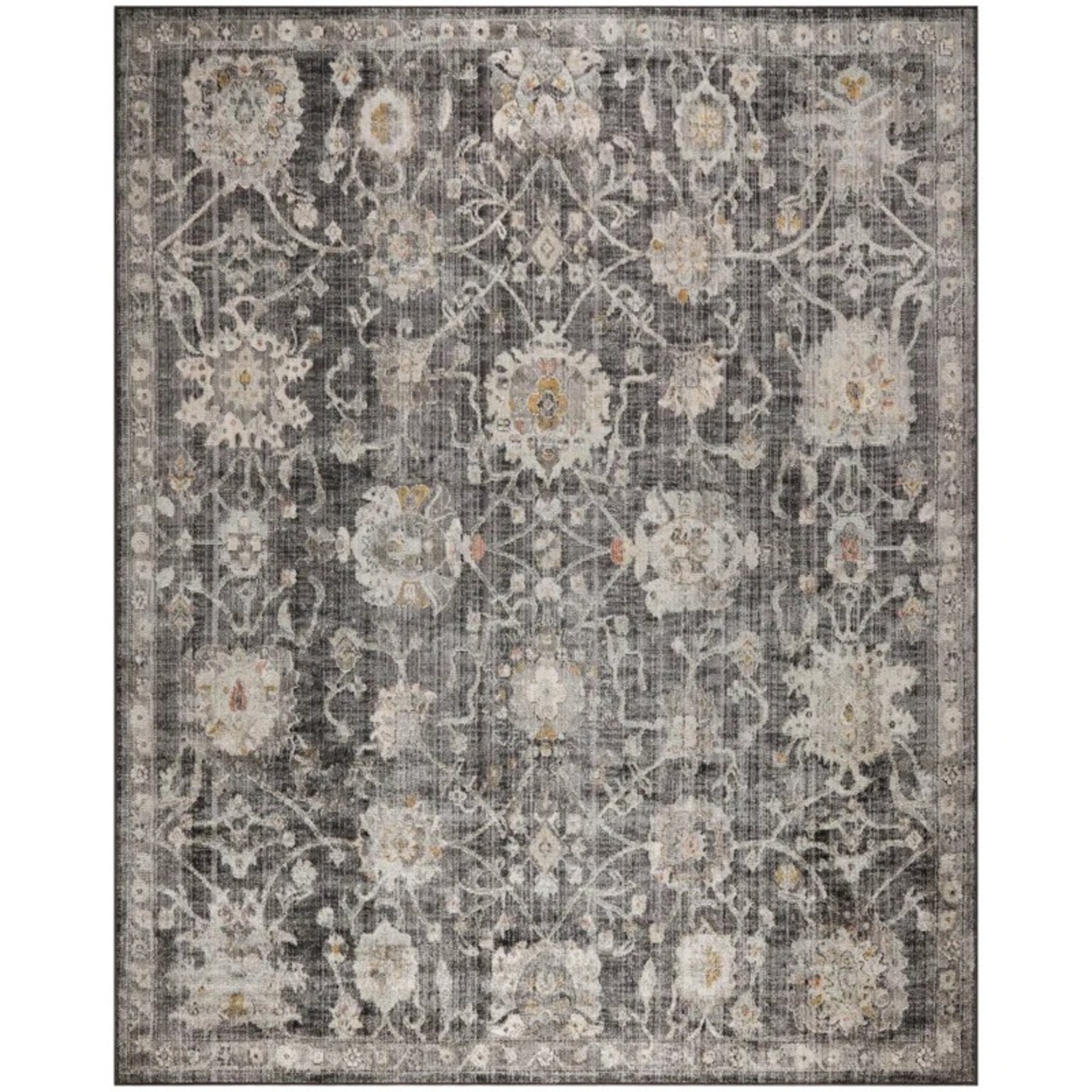 Bungalow Rose Nolyn Dark Gray Area Rug 8' x 10' - image-1