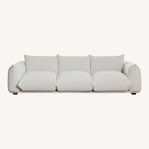 Used Midinmod White Fabric 3+ Seater Sofa for sale on AptDeco